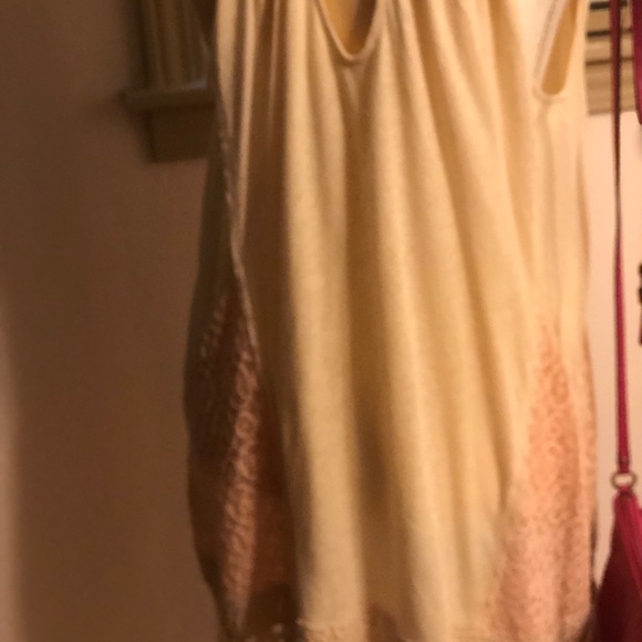Free People lovely fringe tank size S/P EUC - Picture 7 of 8